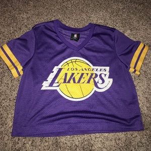 Crop top lakers jersey